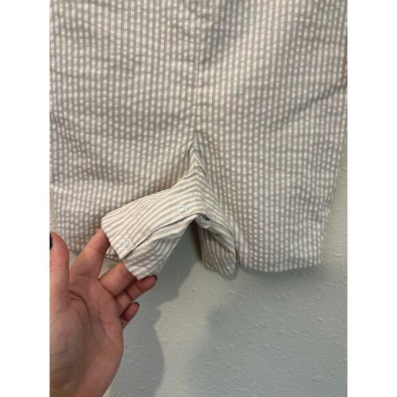 Simply Bliss 2T 100% Cotton Striped Romper - Picture 6 of 7